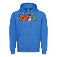 True Royal christmas gingerbread cookies Zipper Hoodie - Zillion Design Studio