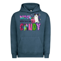 Pigment Midnight Navy Witch better have my candy Urban Hoodie - NancyCooperArtShop
