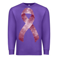 Purple multiple myeloma mm maroon ribbon fa element Premium Sweatshirt - FaDigitalArtStudio