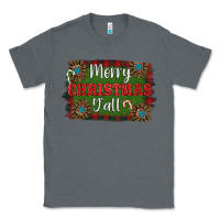 Charcoal Heather Merry Christmas Y'all Classic Tee - RanaPortraitStore