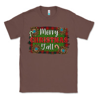 Chestnut Merry Christmas Y'all Classic Tee - RanaPortraitStore