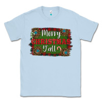 Dusty Blue Merry Christmas Y'all Classic Tee - RanaPortraitStore
