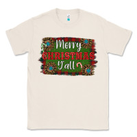 Natural Merry Christmas Y'all Classic Tee - RanaPortraitStore