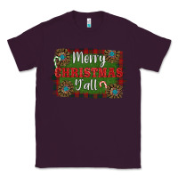 Plum Merry Christmas Y'all Classic Tee - RanaPortraitStore