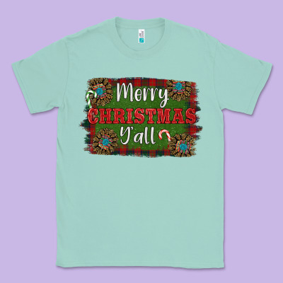 Merry Christmas Y'all Classic Tee Designed By Ranaportraitstore