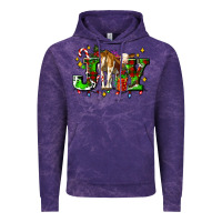 Cloud Purple joy with baby cow and christmas gifts mistletoe Vintage Hoodie - AdoDesignShop