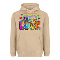Mushroom Choose love Heavyweight Hoodie - Zillion Design Studio