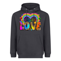Smoke Choose love Heavyweight Hoodie - Zillion Design Studio