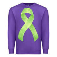 Purple non hodgkin lymphoma cancer ribbon fa element Premium Sweatshirt - FaDigitalArtStudio