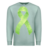 Seafoam non hodgkin lymphoma cancer ribbon fa element Premium Sweatshirt - FaDigitalArtStudio