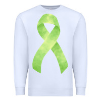 White non hodgkin lymphoma cancer ribbon fa element Premium Sweatshirt - FaDigitalArtStudio