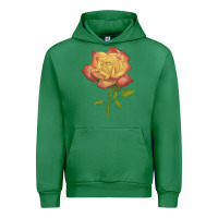 Emerald rainbow's end rose Urban Hoodie - LillyAllenDesigns