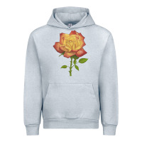 Heather Grey rainbow's end rose Urban Hoodie - LillyAllenDesigns