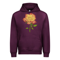 Mauve Wine rainbow's end rose Urban Hoodie - LillyAllenDesigns