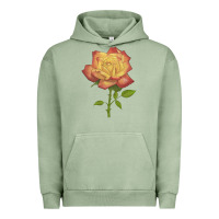 Pigment Oil Green rainbow's end rose Urban Hoodie - LillyAllenDesigns