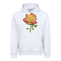 White rainbow's end rose Urban Hoodie - LillyAllenDesigns