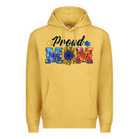 Antique Gold proud mom autism Premium Hoodie - BarkalooDesign