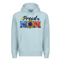 Blue Mist proud mom autism Premium Hoodie - BarkalooDesign
