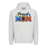 Dove Grey proud mom autism Premium Hoodie - BarkalooDesign