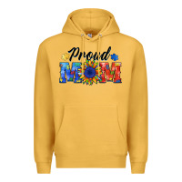 Mustard proud mom autism Premium Hoodie - BarkalooDesign