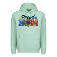 Seafoam proud mom autism Premium Hoodie - BarkalooDesign