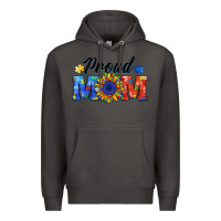 Smoke proud mom autism Premium Hoodie - BarkalooDesign