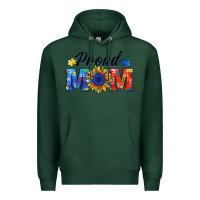 Sports Green proud mom autism Premium Hoodie - BarkalooDesign