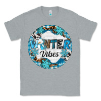 Heather Grey Winter vibes Classic Tee - RanaPortraitStore