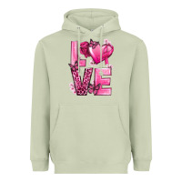 Matcha Love Cancer with Heart Heavyweight Hoodie - texasbilliewilder