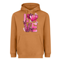 Meerkat Love Cancer with Heart Heavyweight Hoodie - texasbilliewilder