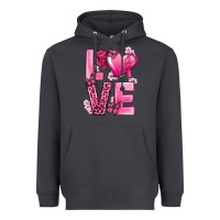 Smoke Love Cancer with Heart Heavyweight Hoodie - texasbilliewilder