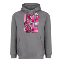 Storm Love Cancer with Heart Heavyweight Hoodie - texasbilliewilder