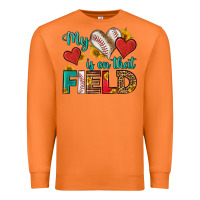 Carrot my heart is on that field baseball Premium Sweatshirt - HRA Design Shop