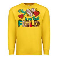 Lemon my heart is on that field baseball Premium Sweatshirt - HRA Design Shop
