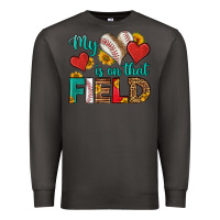 Smoke my heart is on that field baseball Premium Sweatshirt - HRA Design Shop