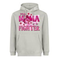 Moon Dust My Mama Is a Fighter with Ribbon Heavyweight Hoodie - texasbilliewilder