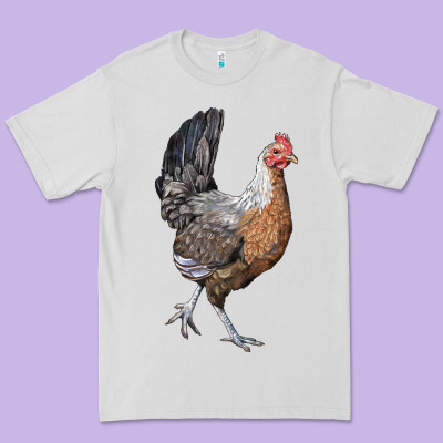 American Game Chicken Premium Tee Designed By Lillyallendesigns