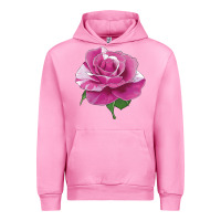 Fuchsia Pink parade day rose Urban Hoodie - LillyAllenDesigns