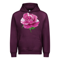 Mauve Wine parade day rose Urban Hoodie - LillyAllenDesigns
