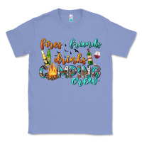 Colony Blue fires friends drinks camping crew Classic Tee - texasbilliewilder