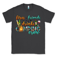 Smoke fires friends drinks camping crew Classic Tee - texasbilliewilder