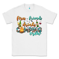 White fires friends drinks camping crew Classic Tee - texasbilliewilder