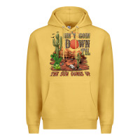 Antique Gold aintgoin down til the sun comes up desert Premium Hoodie - NancyCooperArtShop