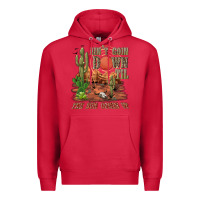 Cardinal aintgoin down til the sun comes up desert Premium Hoodie - NancyCooperArtShop