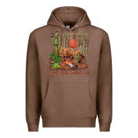 Chestnut aintgoin down til the sun comes up desert Premium Hoodie - NancyCooperArtShop