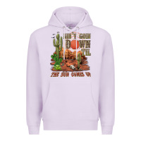 Lilac aintgoin down til the sun comes up desert Premium Hoodie - NancyCooperArtShop