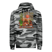 Slate Camo aintgoin down til the sun comes up desert Premium Hoodie - NancyCooperArtShop