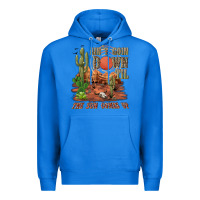 True Royal aintgoin down til the sun comes up desert Premium Hoodie - NancyCooperArtShop