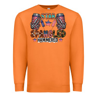 Carrot star spangled hammered Premium Sweatshirt - CowhideDigitalArt
