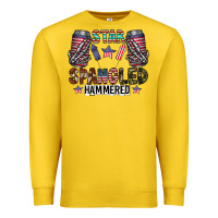 Lemon star spangled hammered Premium Sweatshirt - CowhideDigitalArt